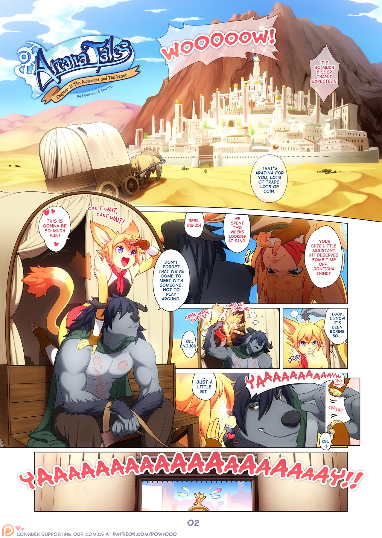 Arcana Tales 2 - The Alchemist and The Beast page 2 full