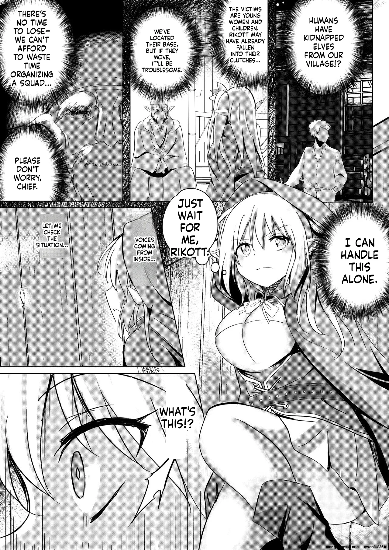 Elf Kishi Ryoujoku Boku ga Hitojichi Kanojo ga Dorei page 7 full