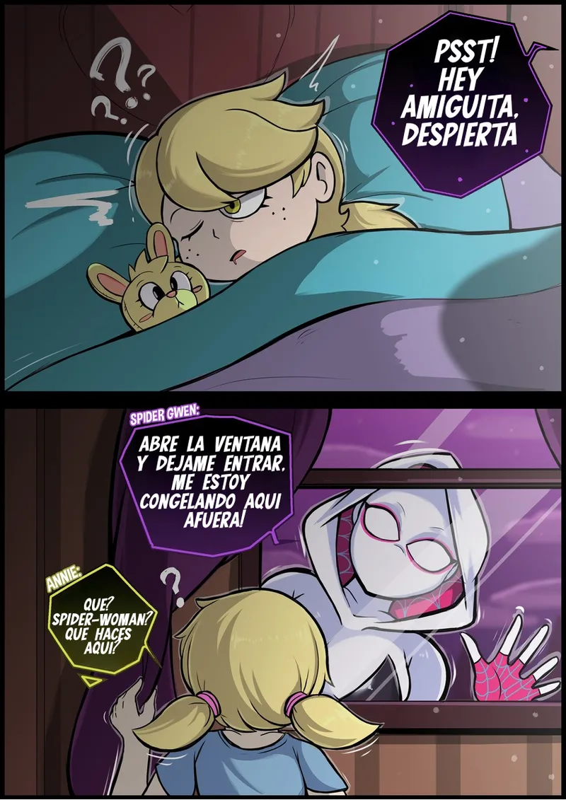Spider Gwen Night 3 page 1 full