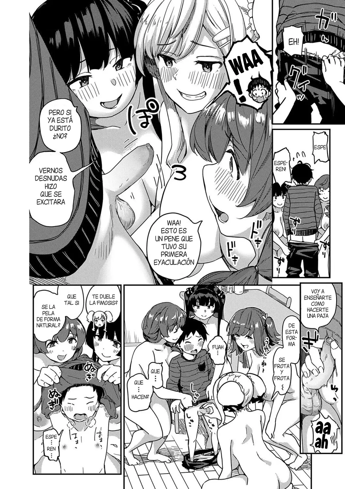 Nanka Neechan-tachi ga Fudeoroshi Matsuri toka Iidashita  | No se que es pero mi hermana y sus amigas hablan de un festival Fudeoroshi page 9 full