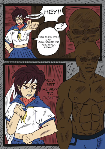 Sakura vs Stranger in an Alley cover