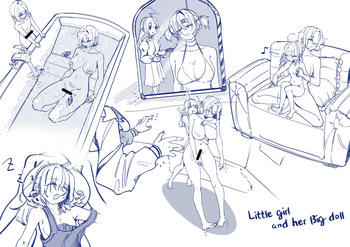 Little Girl and Her Big Doll cover