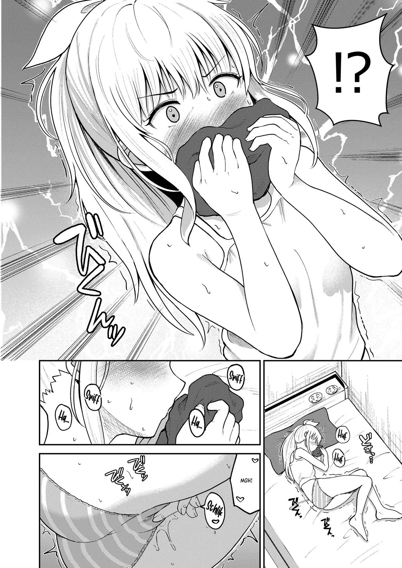 Hatsujou Sister Imouto wa Onii-chan no Nioi ga Ki ni Natte Shikatanai!｜Sister In Heat: My Big Brother's Scent Is Driving Me Crazy!! page 7 full