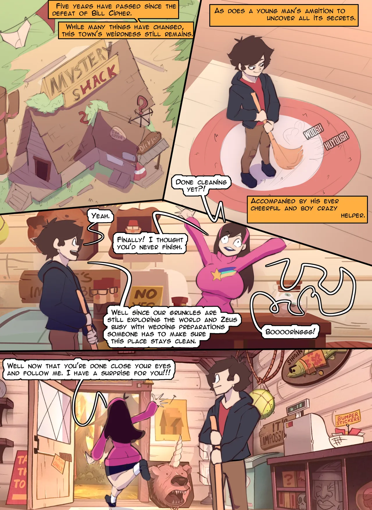 Gravity Falls: Dimper Exploration Ch.1 page 2 full
