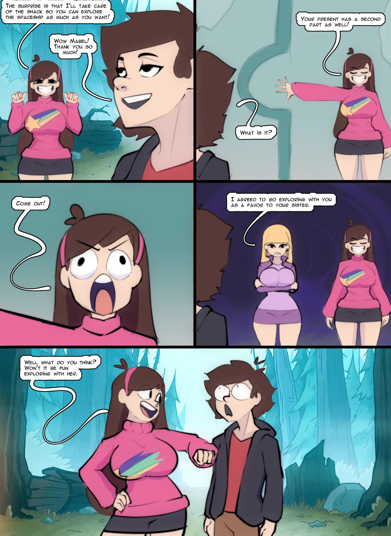 Gravity Falls: Dimper Exploration Ch.1 page 4 full