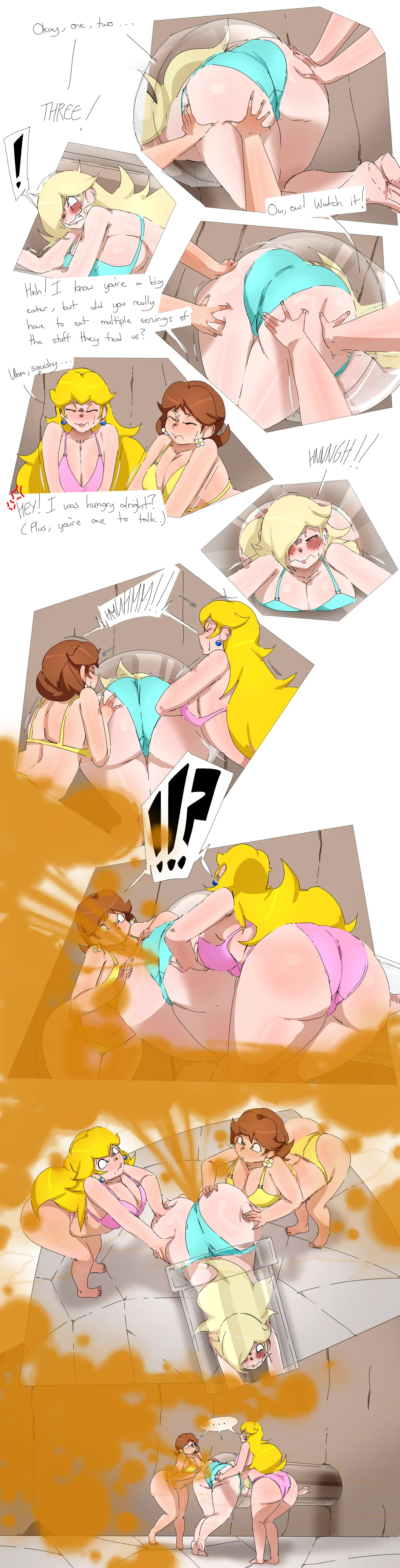 Mario Princesses's Tight Situation page 2 full
