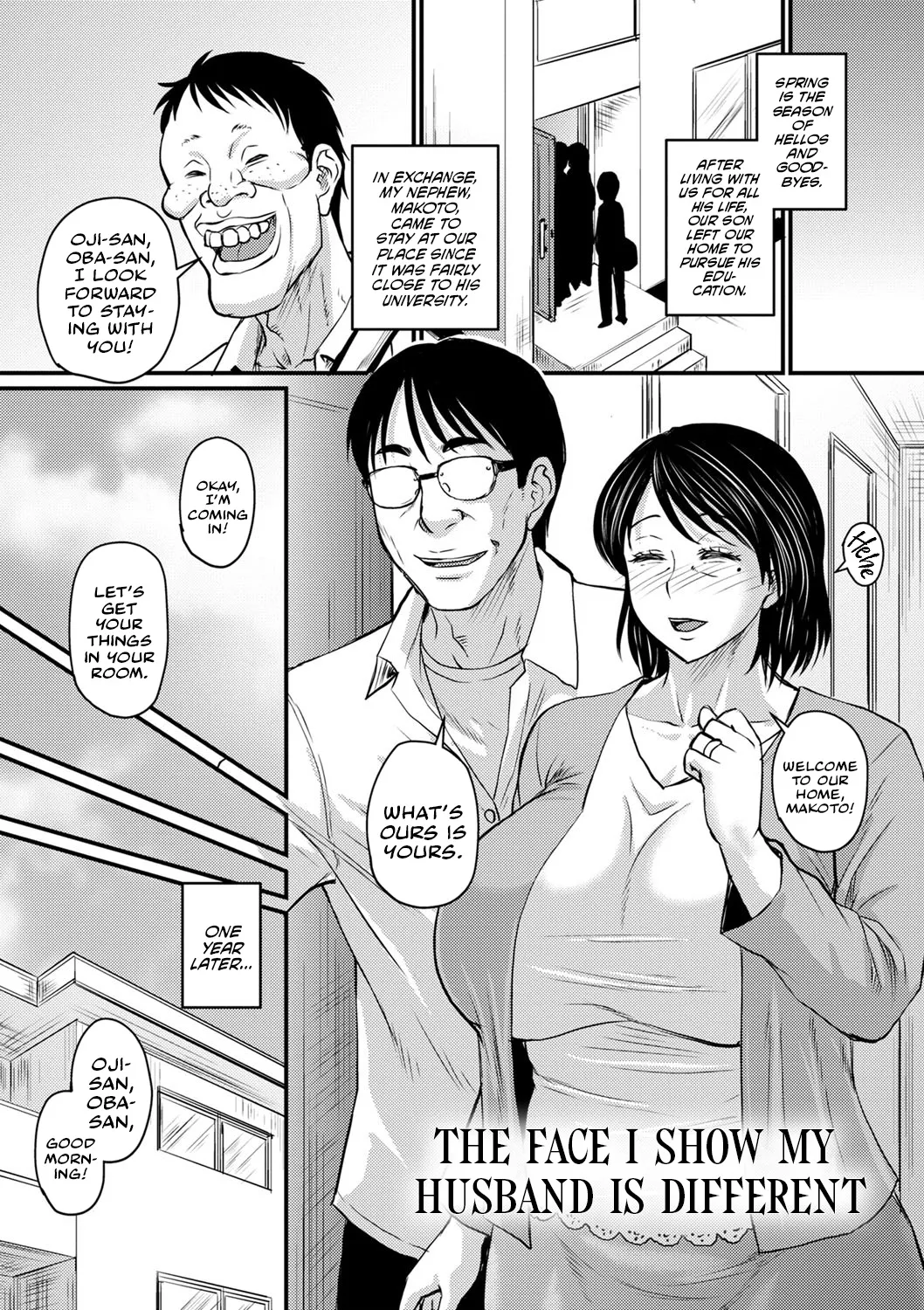 The Face I Show My Husband Is Different | Otto no Mae to wa Chigau Kao page 1 full