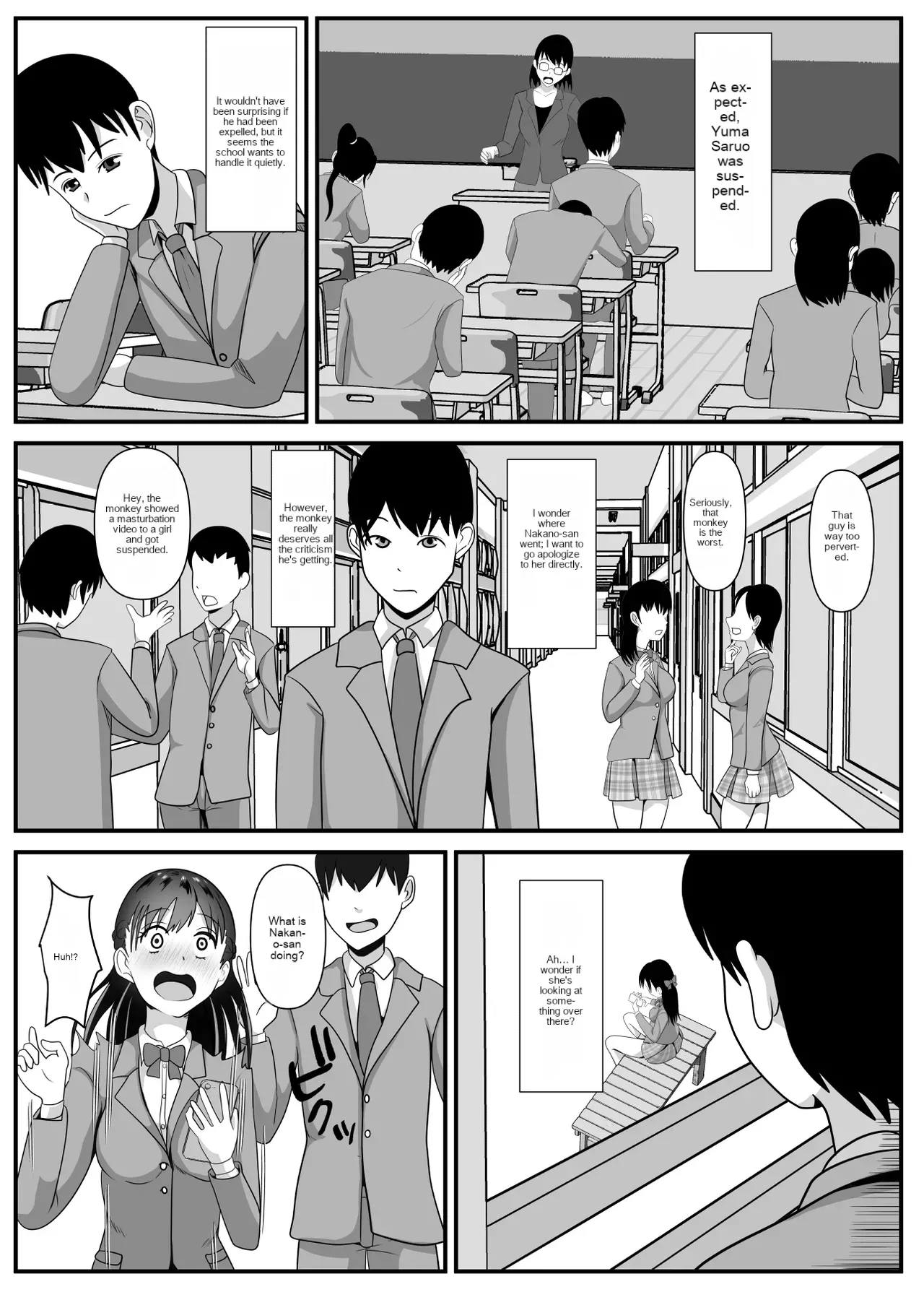 Suki na Joshi ga Hentai Yuujin ni Kuwareta page 10 full
