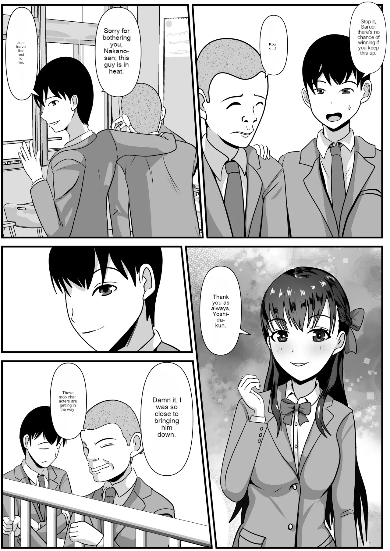 Suki na Joshi ga Hentai Yuujin ni Kuwareta page 3 full