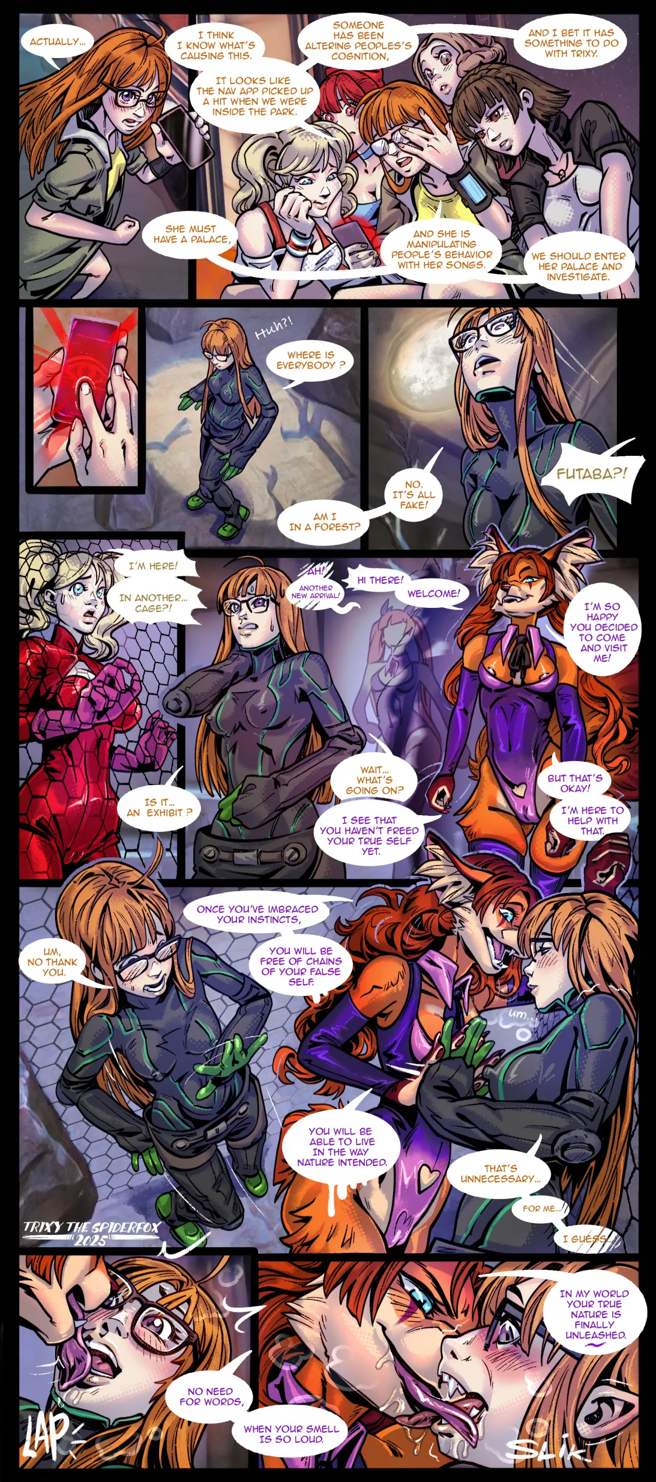 Artist Trixy The Spiderfox page 6 full