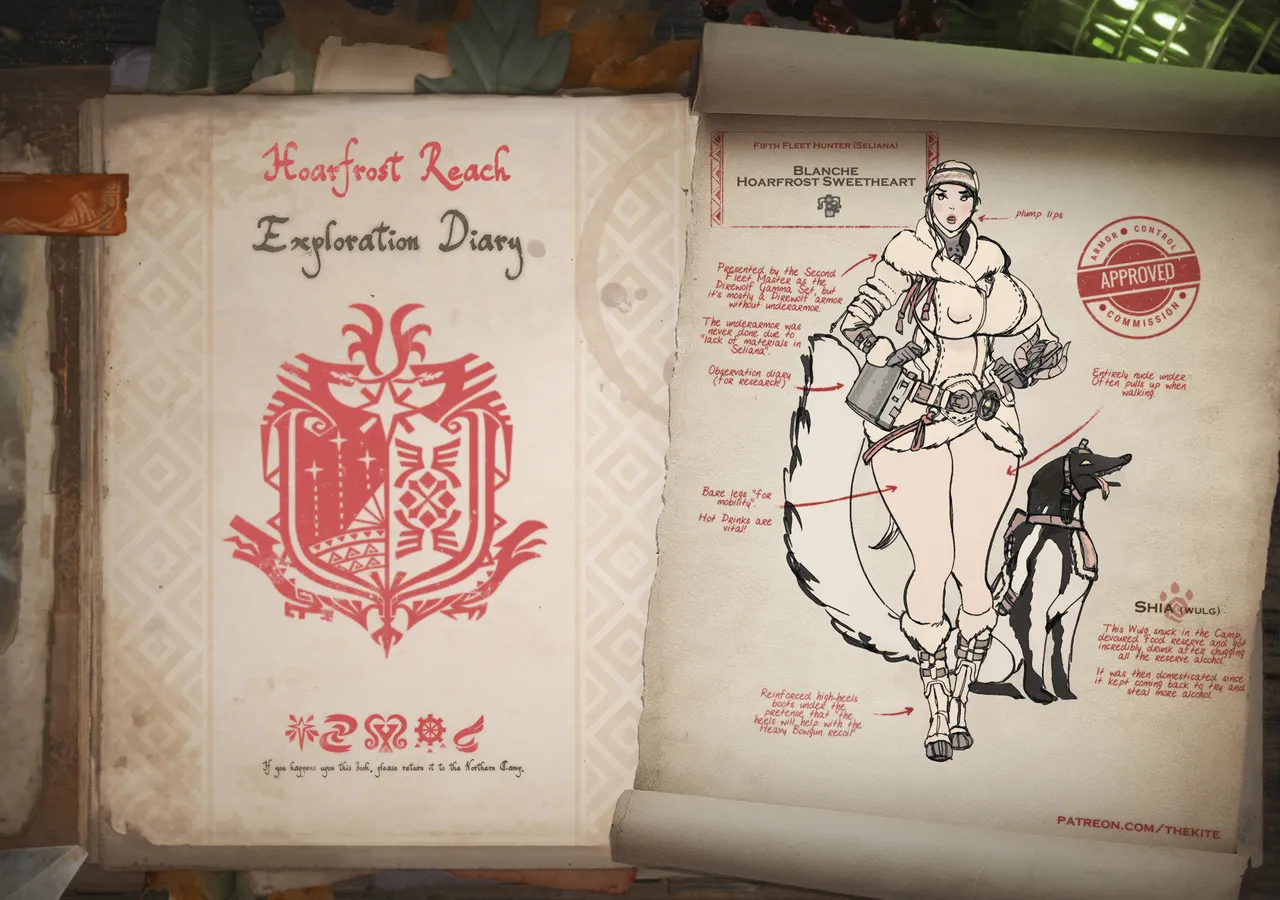Hoarfrost Reach Exploration Diary / Ecological Survey / Forbidden Lands Exploration Diary page 1 full