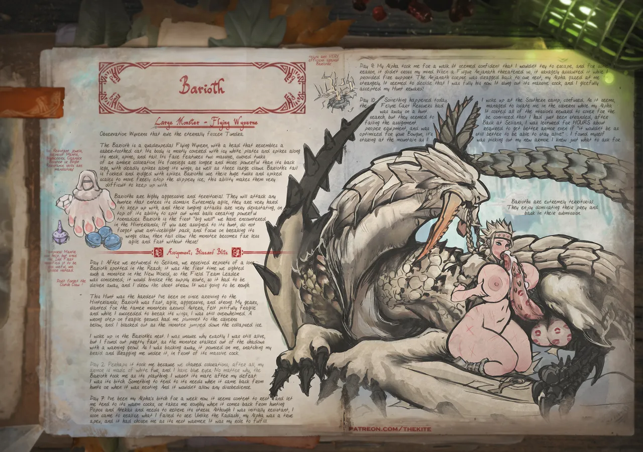 Hoarfrost Reach Exploration Diary / Ecological Survey / Forbidden Lands Exploration Diary page 7 full