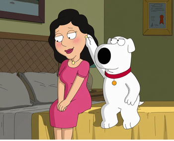 Bonnie Swanson and Brian Griffin cover