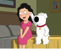 Bonnie Swanson and Brian Griffin