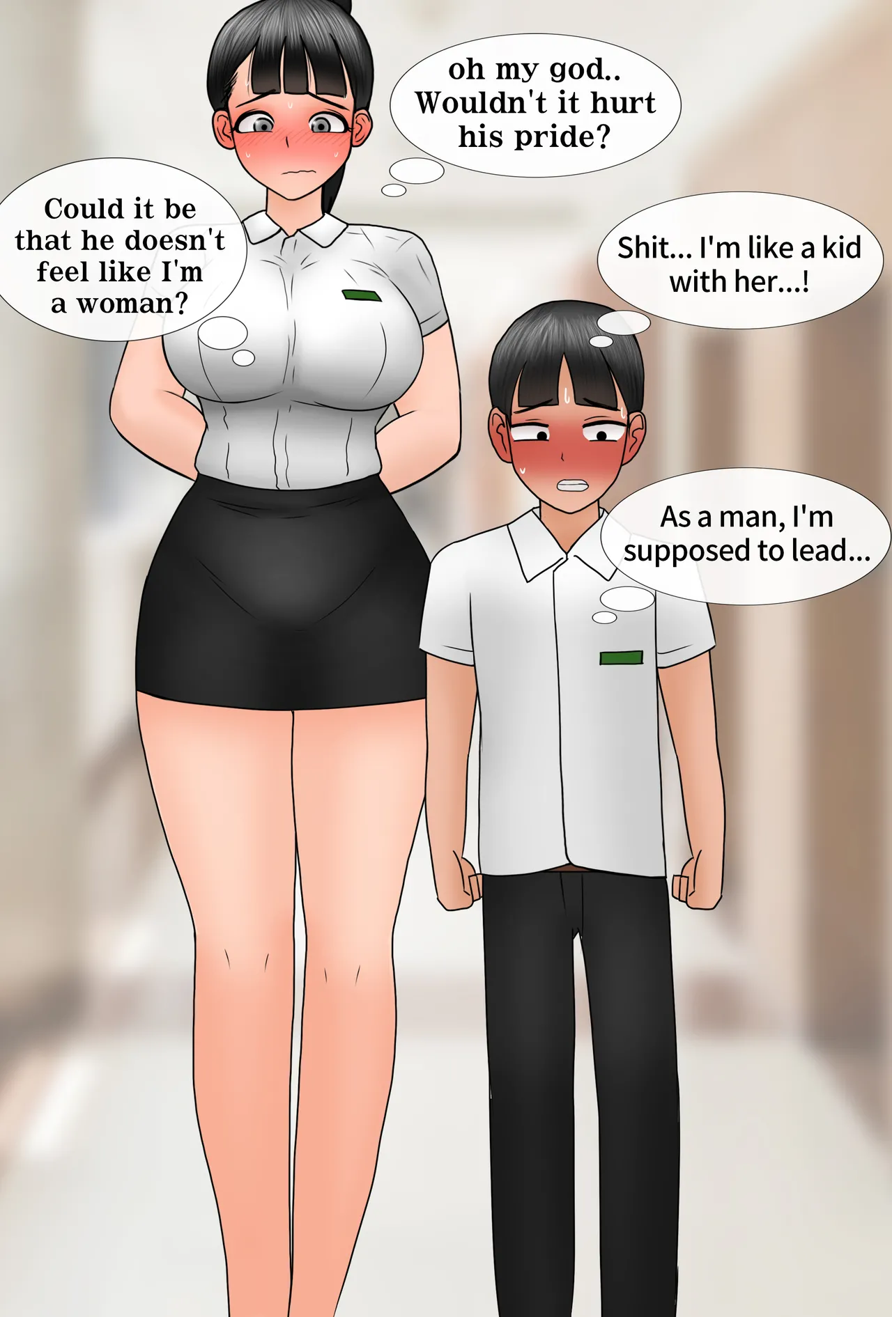 커진 여친 Girlfriend has grown up page 8 full