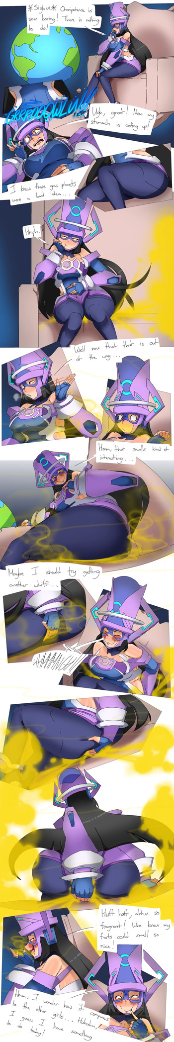 Galacta Sniffing the Marvel Girl's Farts cover