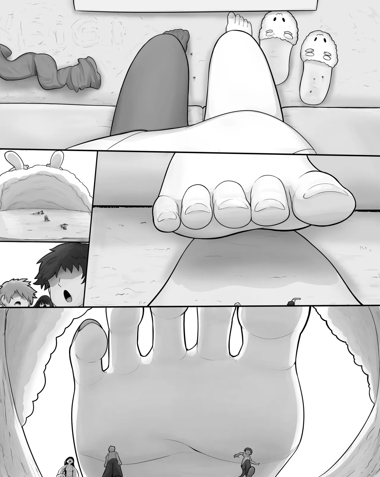 Mommy can also be an evil giantess | Мамочка тоже может быть злой великаншей page 10 full