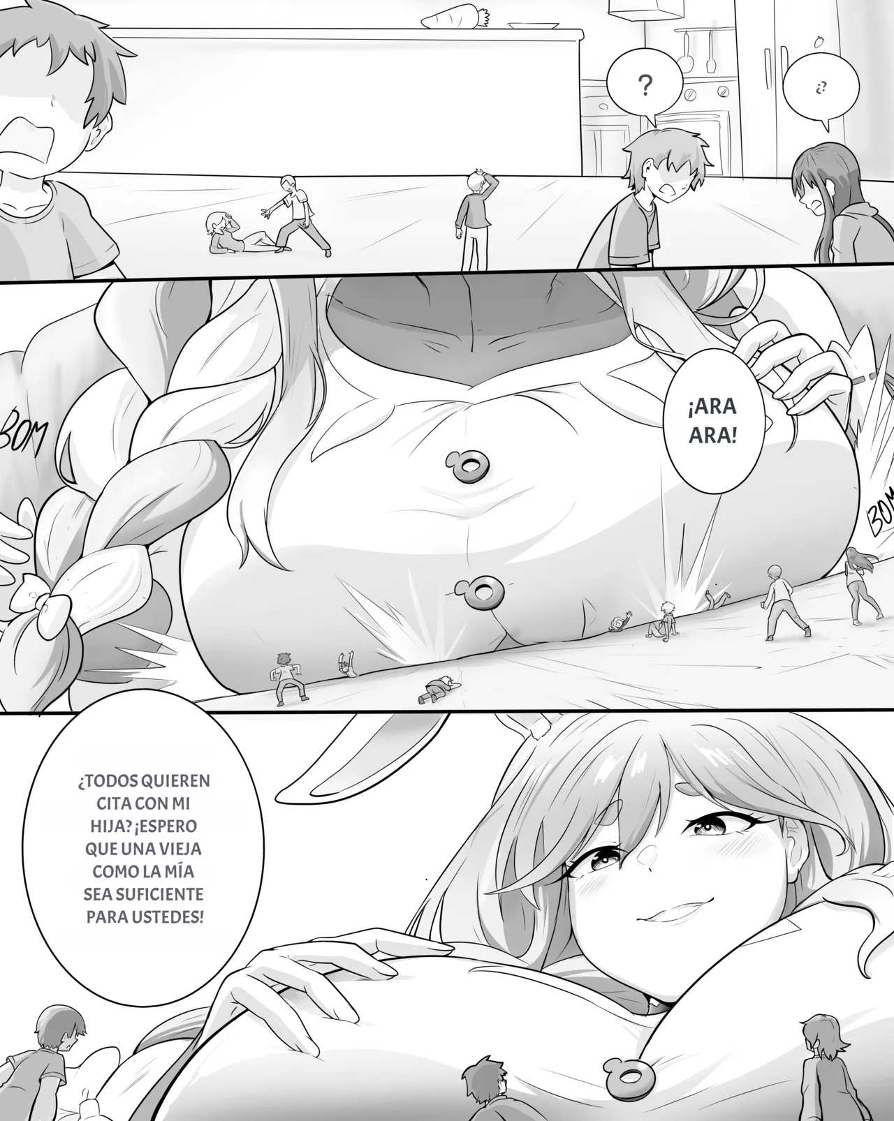 Mommy can also be an evil giantess | Мамочка тоже может быть злой великаншей page 2 full