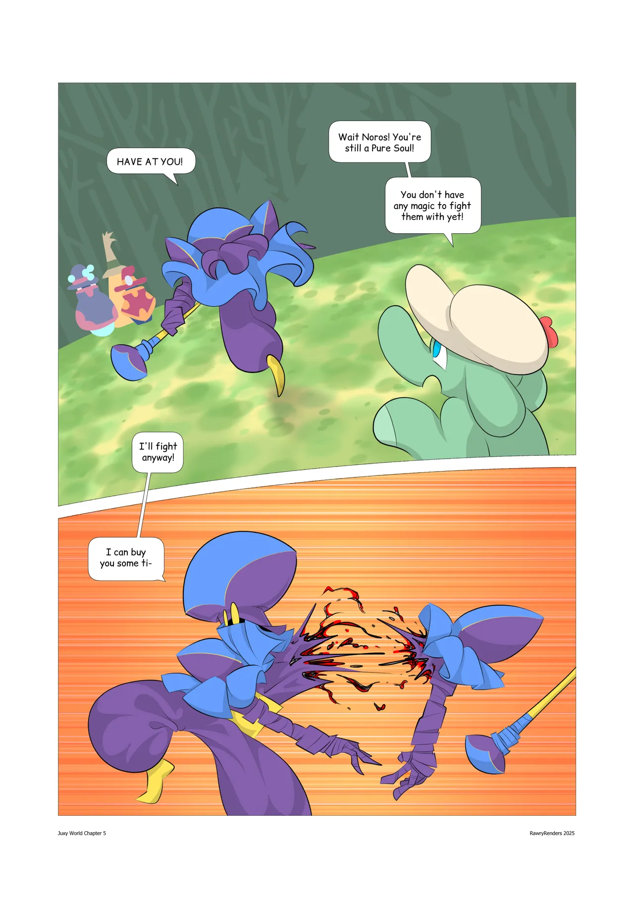 Juxy World: Chapter 5 - New Powers and Forms page 1 full