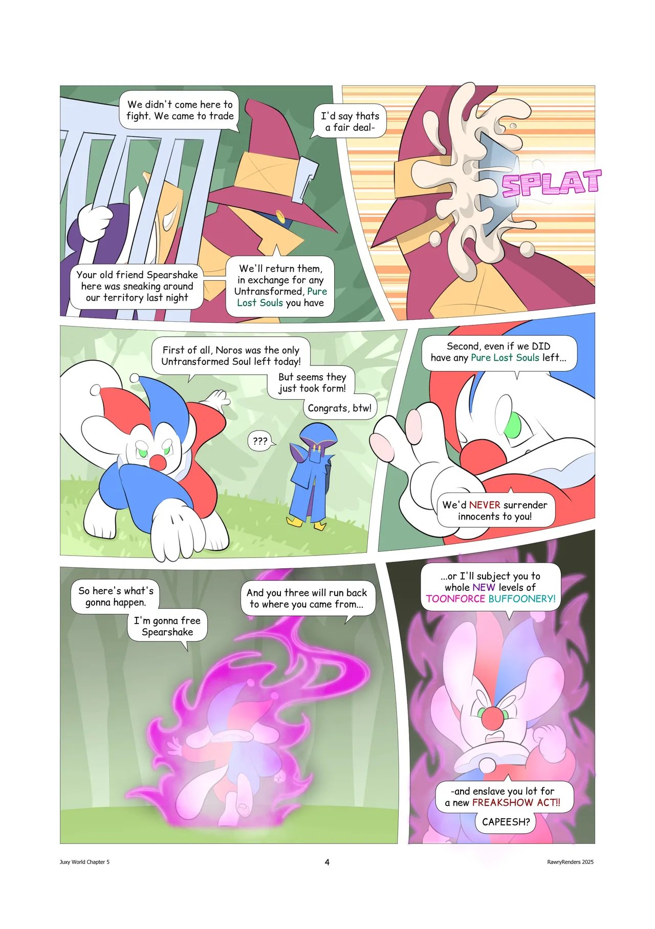 Juxy World: Chapter 5 - New Powers and Forms page 5 full