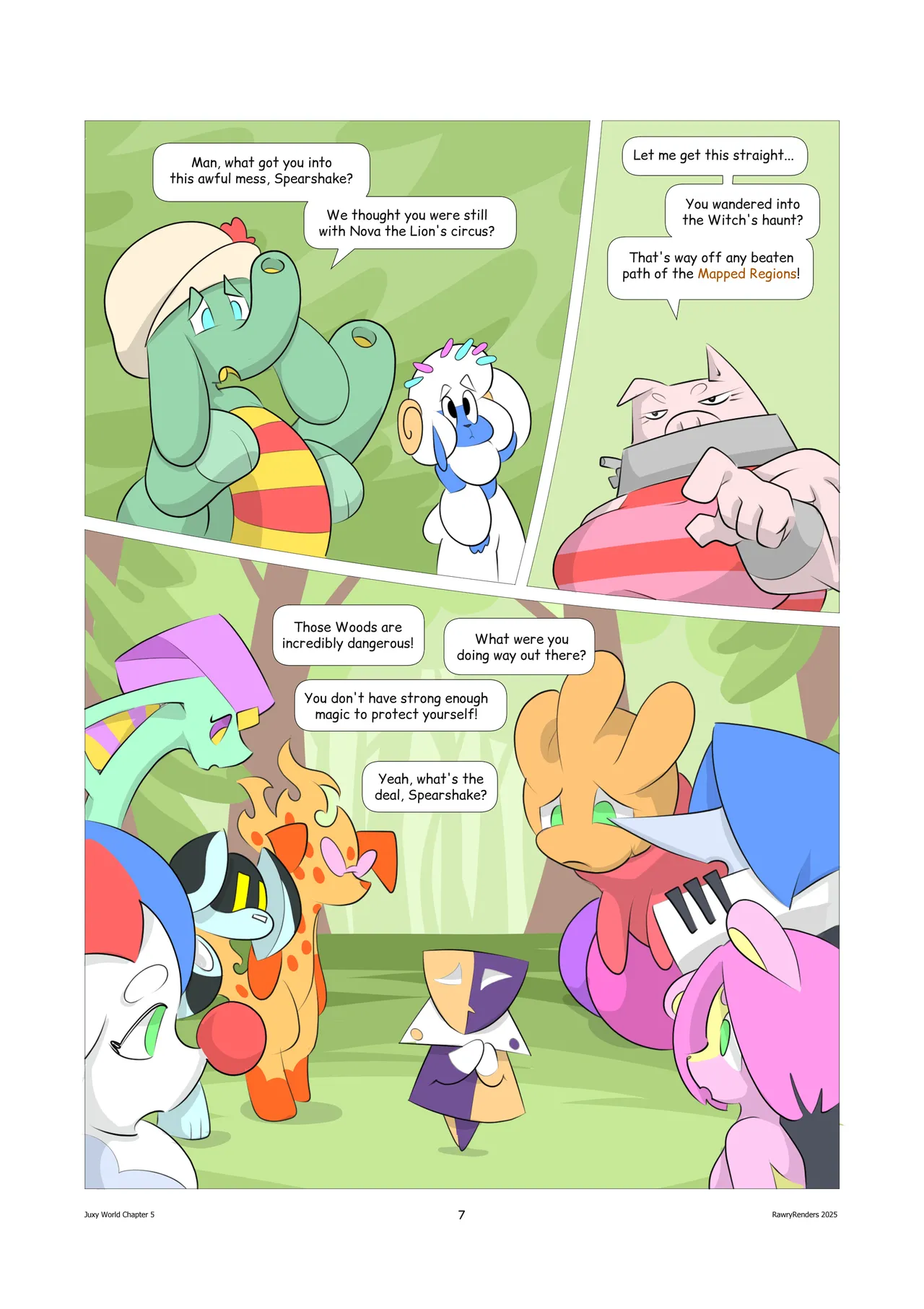 Juxy World: Chapter 5 - New Powers and Forms page 8 full