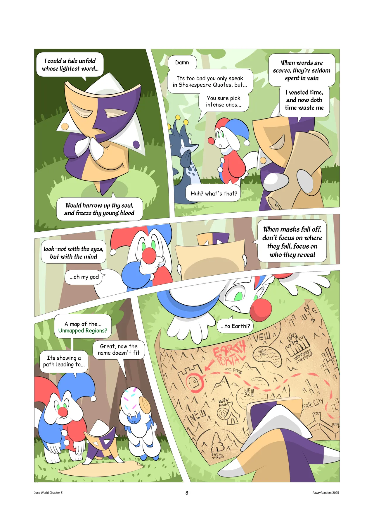 Juxy World: Chapter 5 - New Powers and Forms page 9 full
