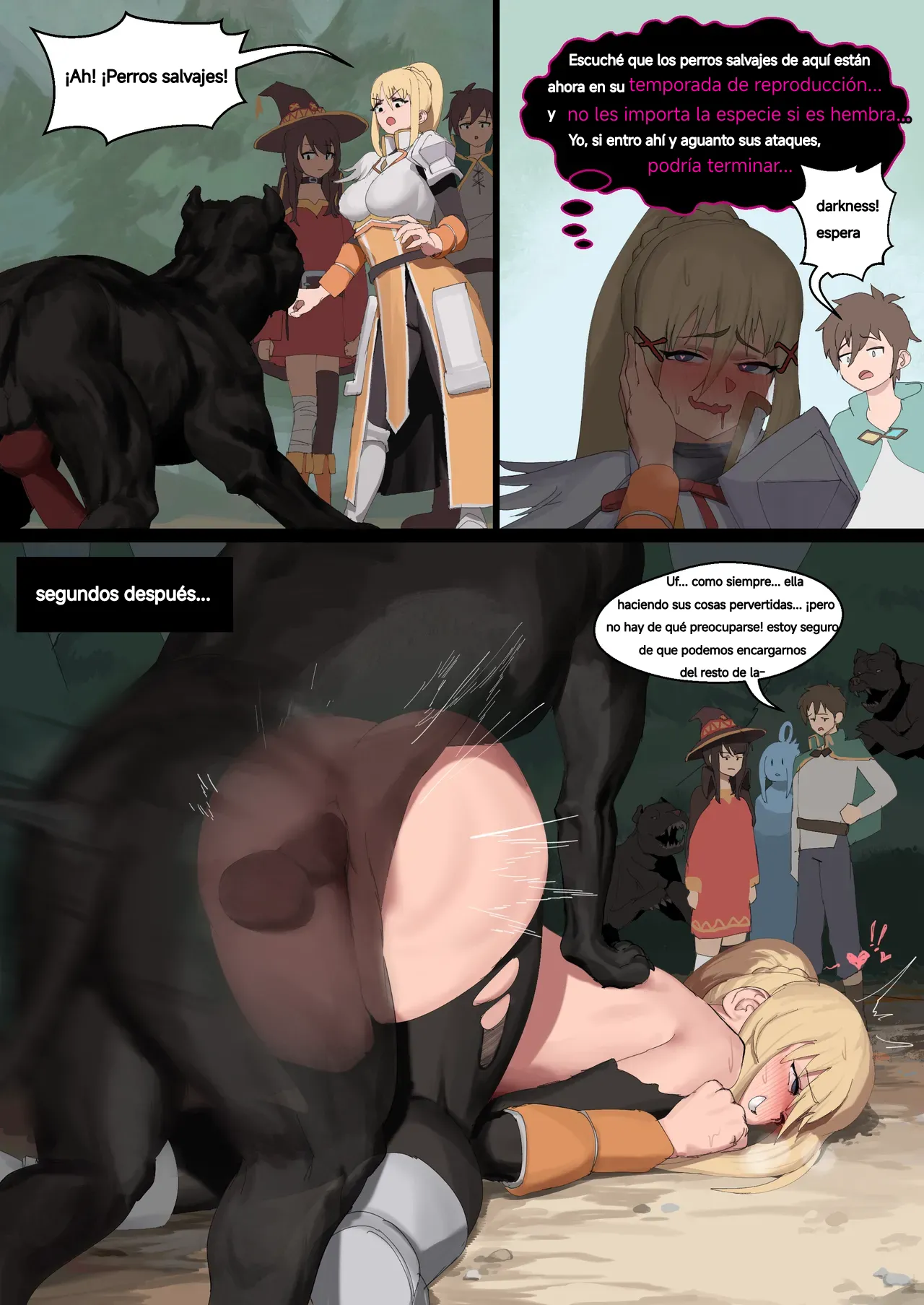 Konosuba Girls x Wild Mutts page 1 full