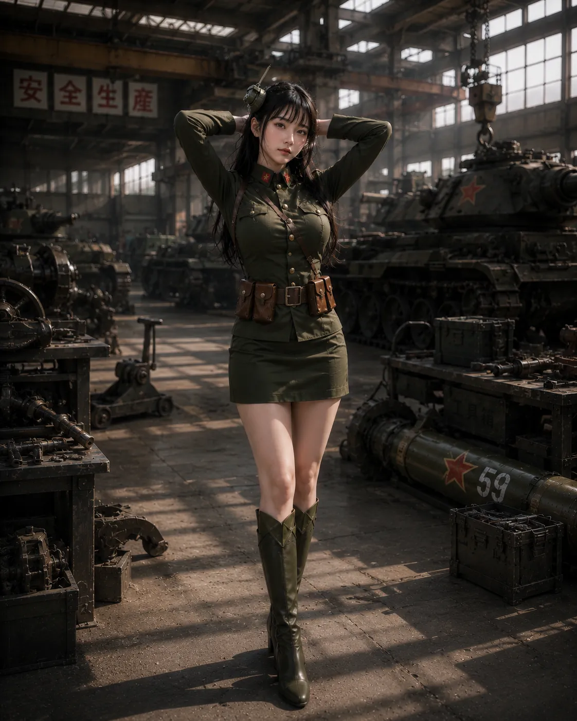 Reversed Front-Inspired Fan Art — Type 95 Tank Under Maintenance page 3 full