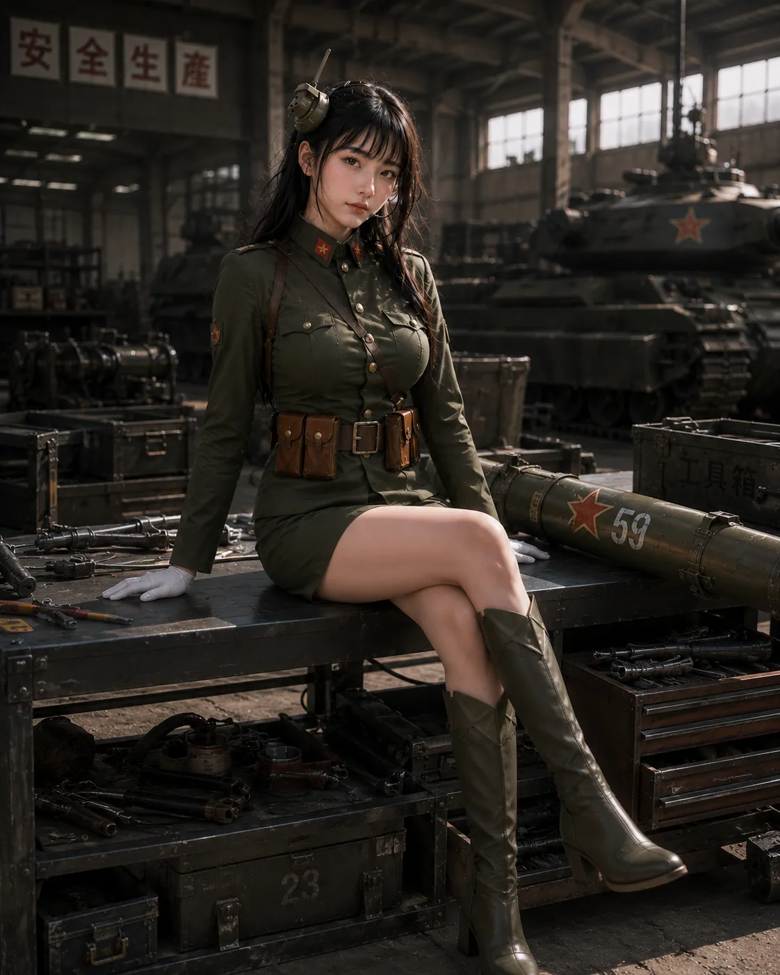 Reversed Front-Inspired Fan Art — Type 95 Tank Under Maintenance page 4 full