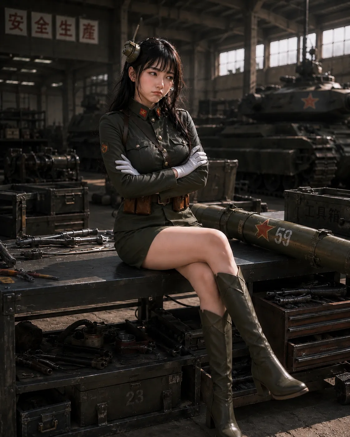 Reversed Front-Inspired Fan Art — Type 95 Tank Under Maintenance page 5 full