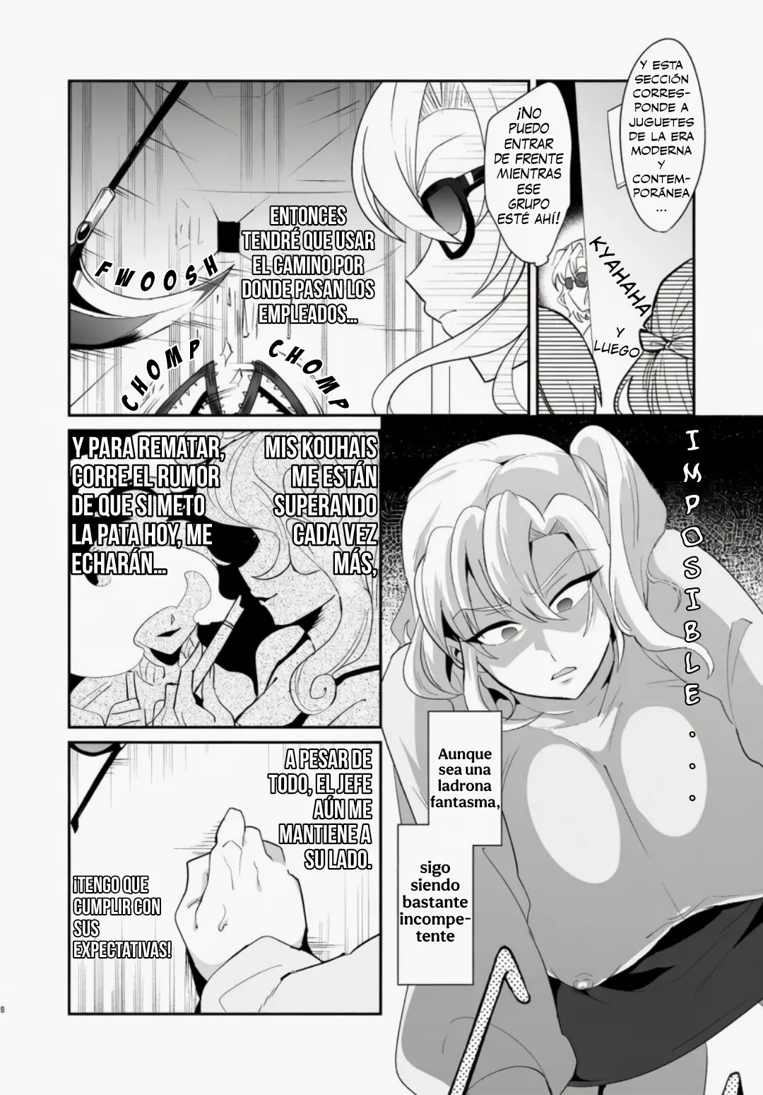 Ponkotsu Oho Goe Kaitou no Karei naru Ingi | Las Magníficas Técnicas Sexuales De La Incompetente Ladrona Fantasma page 7 full