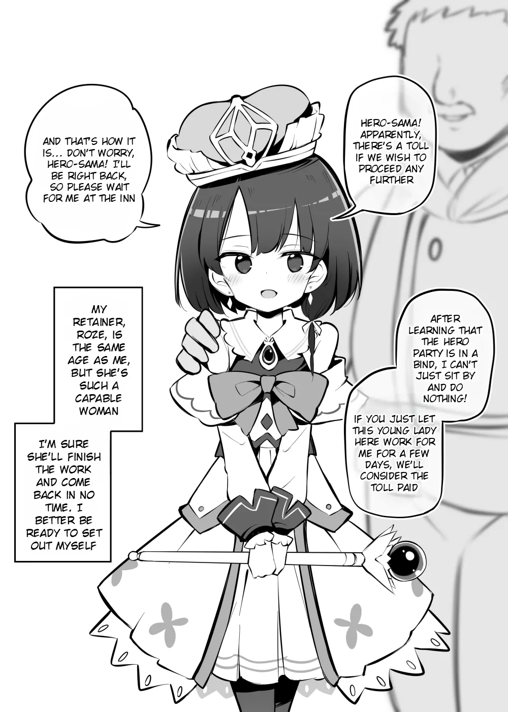 Priestess Roze, a trusted party member, returns with new stats she didn't know she had page 1 full
