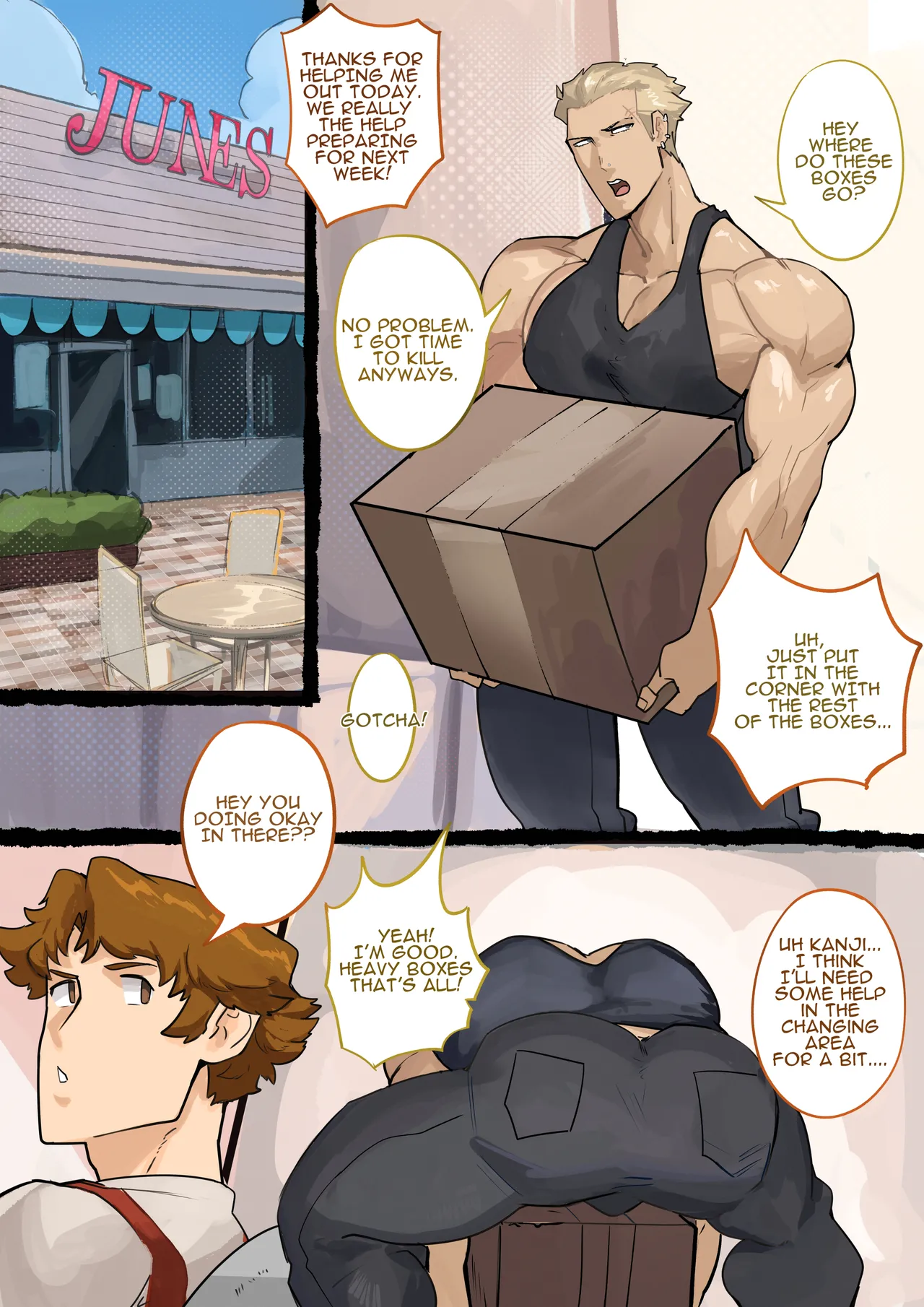 Persona Comic A_&amp;_B page 1 full