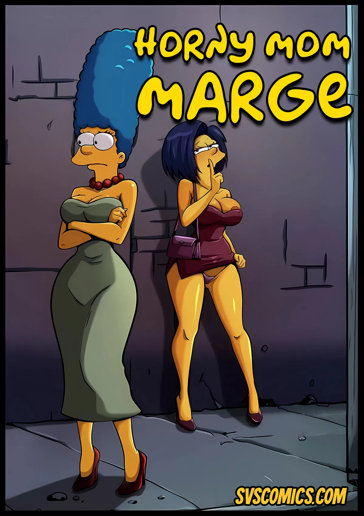 The Simpsons- HORNY MOM MARGE page 1 full
