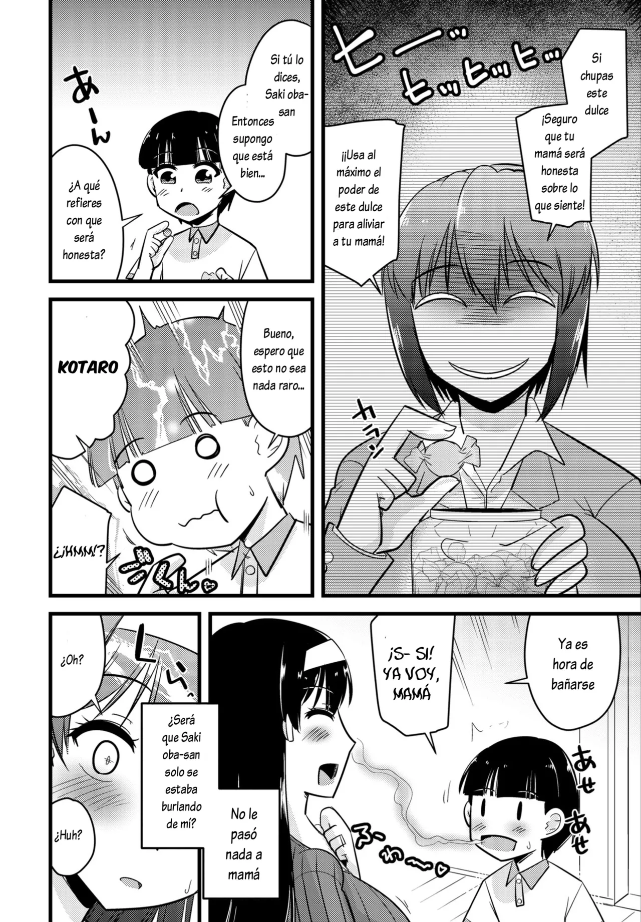 Boku wa Mama-tachi o Fushigi na Amedama de Iyashitai 1-4｜Lo Único que Quiero es Curar a Varias Mamis con un Dulce Mágico 1-4 page 8 full
