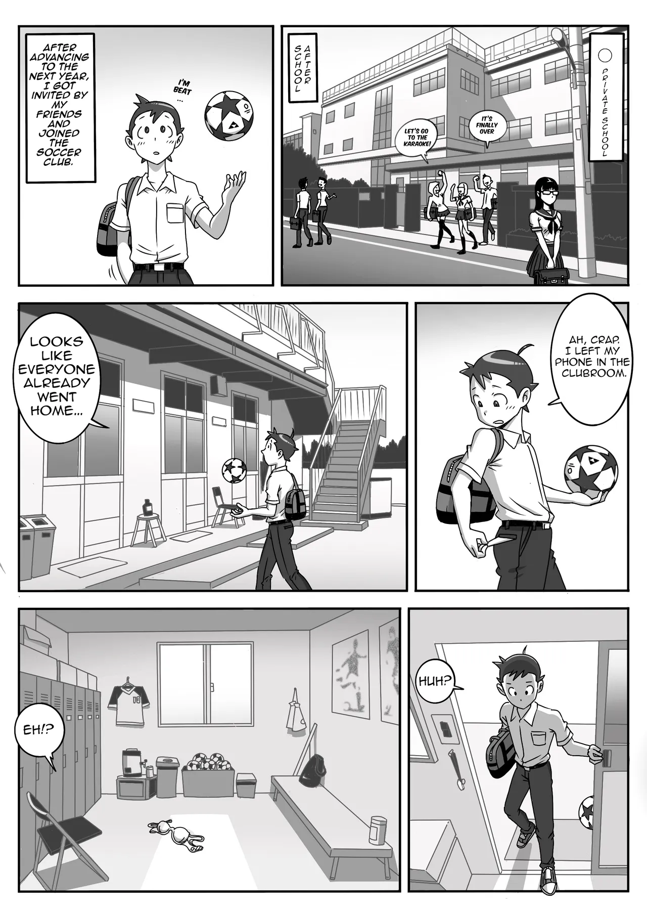 Seifuku Fella Zanmai Vol. 1 page 2 full