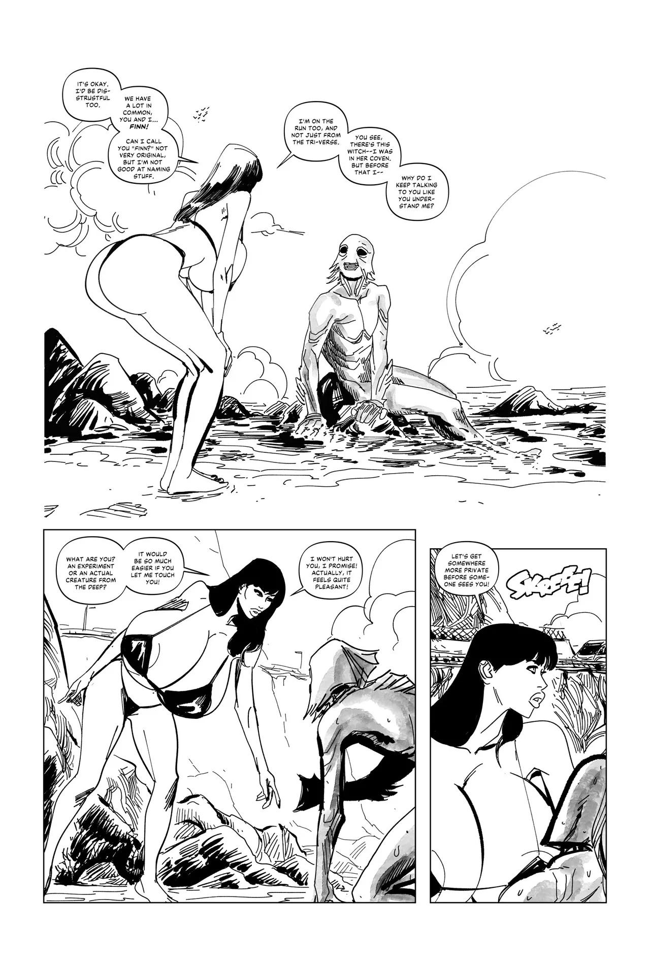 Onesheeparmy comics previews page 3 full
