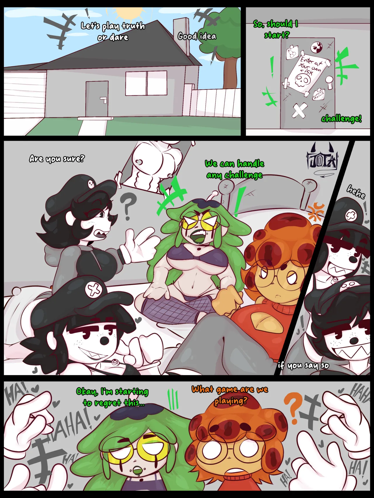 Sleepover Shenanigans Truth or Dare page 2 full