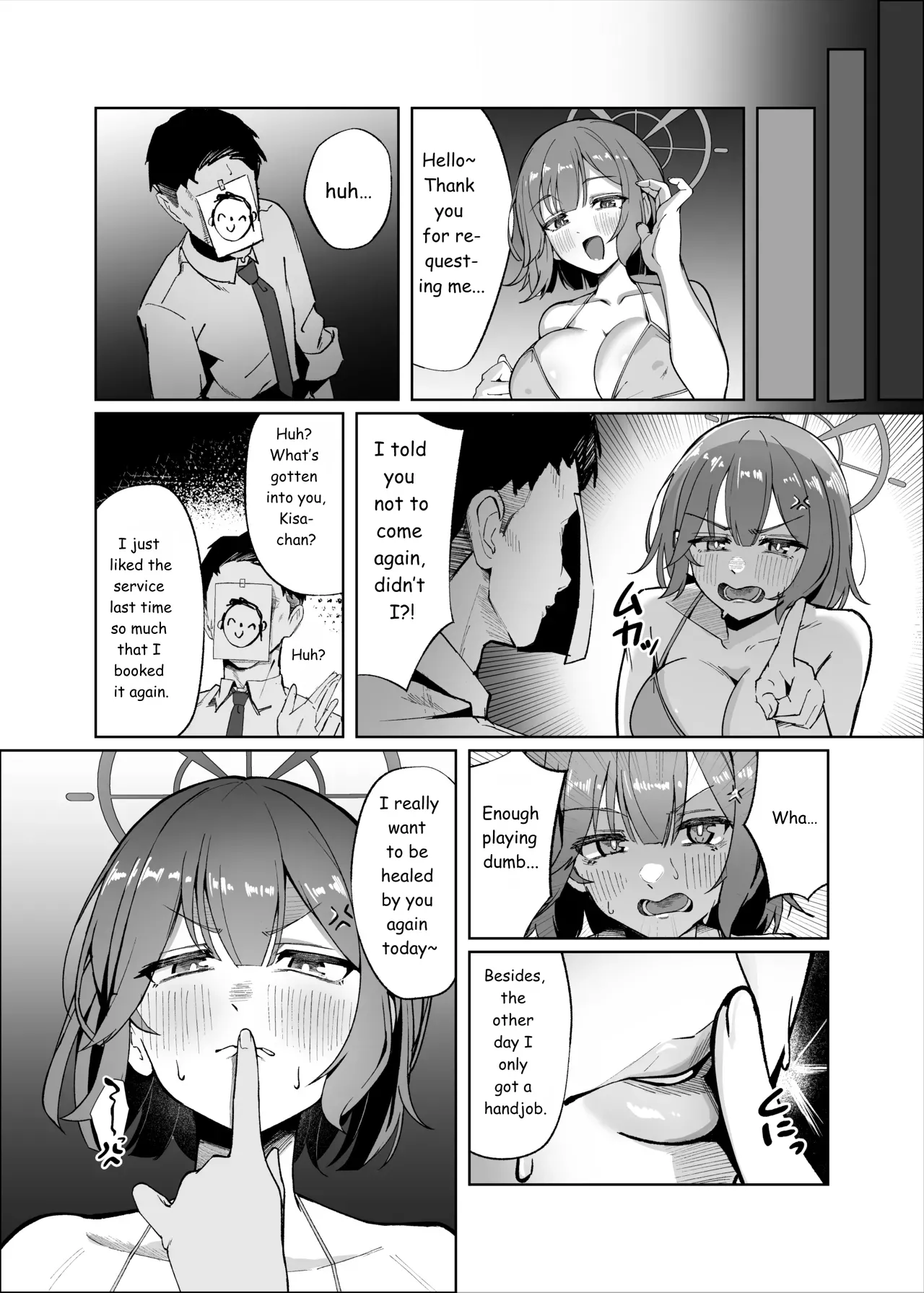 Sensei!! I Told You Not To Come Again Didn't I !! page 9 full