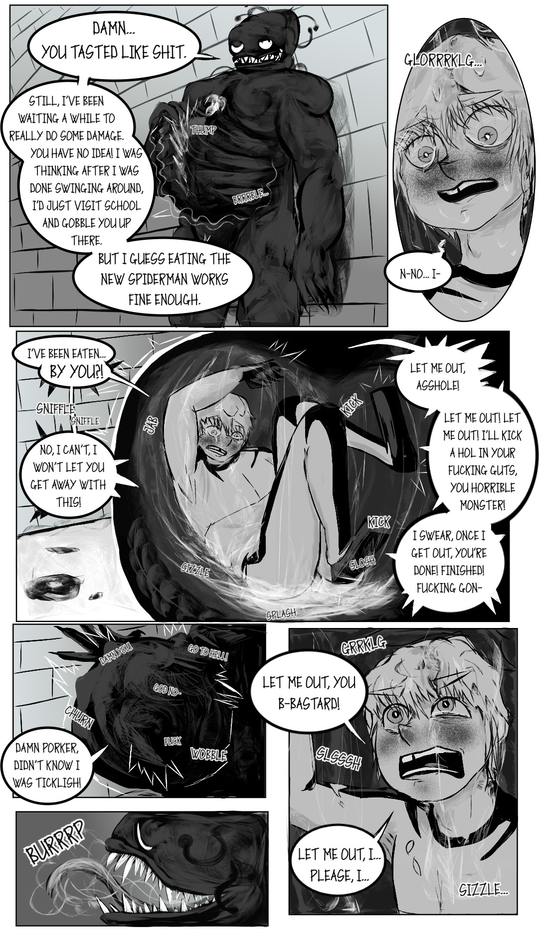 Spiderman: Eaten&amp;Beaten! page 9 full