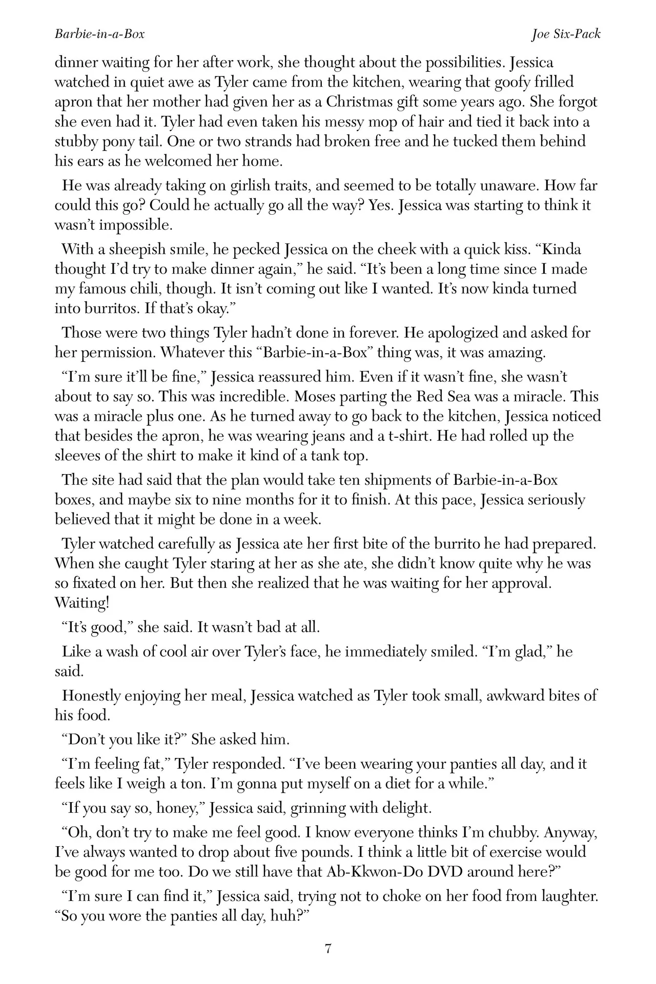 barbie-in-a-box joe six-pack page 10 full