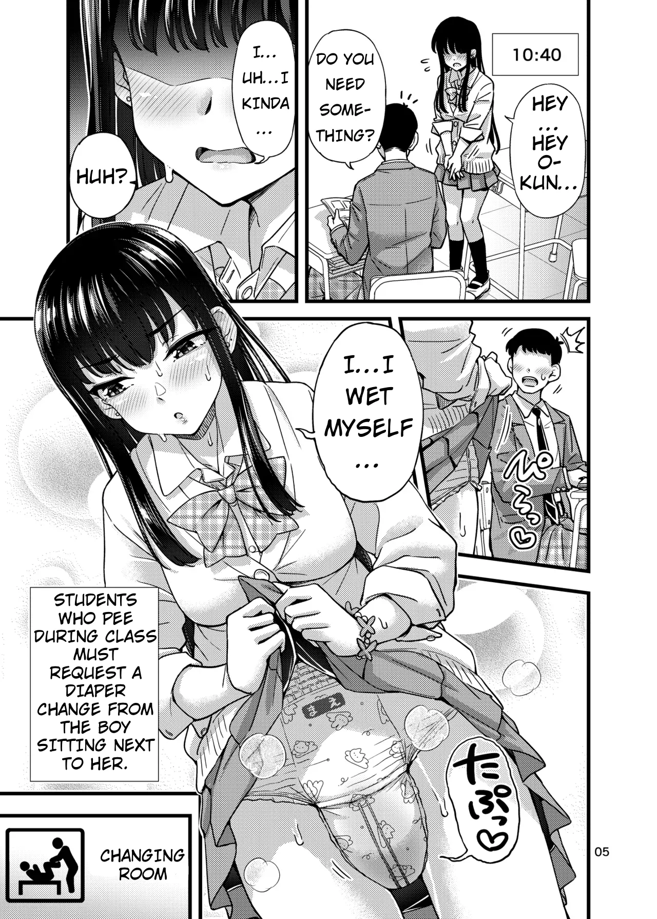 A World Where Girls Wearing Diapers Is the Norm page 5 full