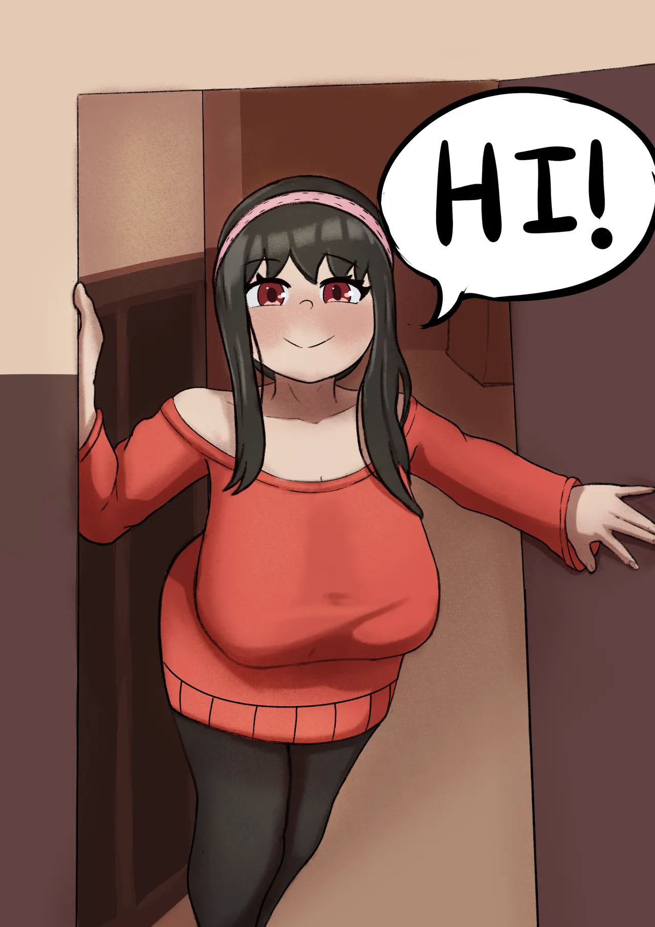 Anya and Becky Comic page 1 full