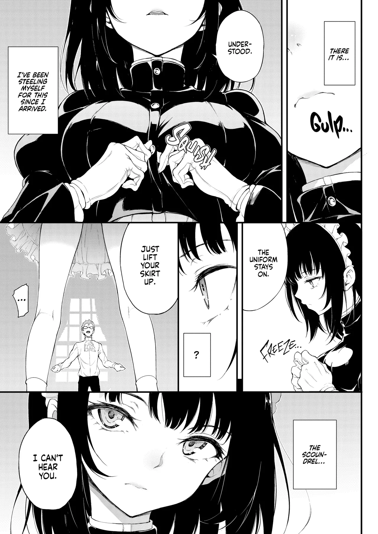 Maid Kyouiku. -Botsuraku Kizoku Rurikawa Tsubaki- | Maid Education: Fallen Aristocrat Rurikawa Tusbaki page 4 full