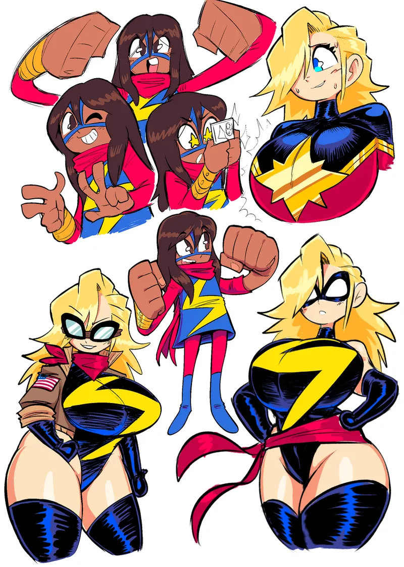 Comic book girls by Theguywhodrawsalot page 1 full