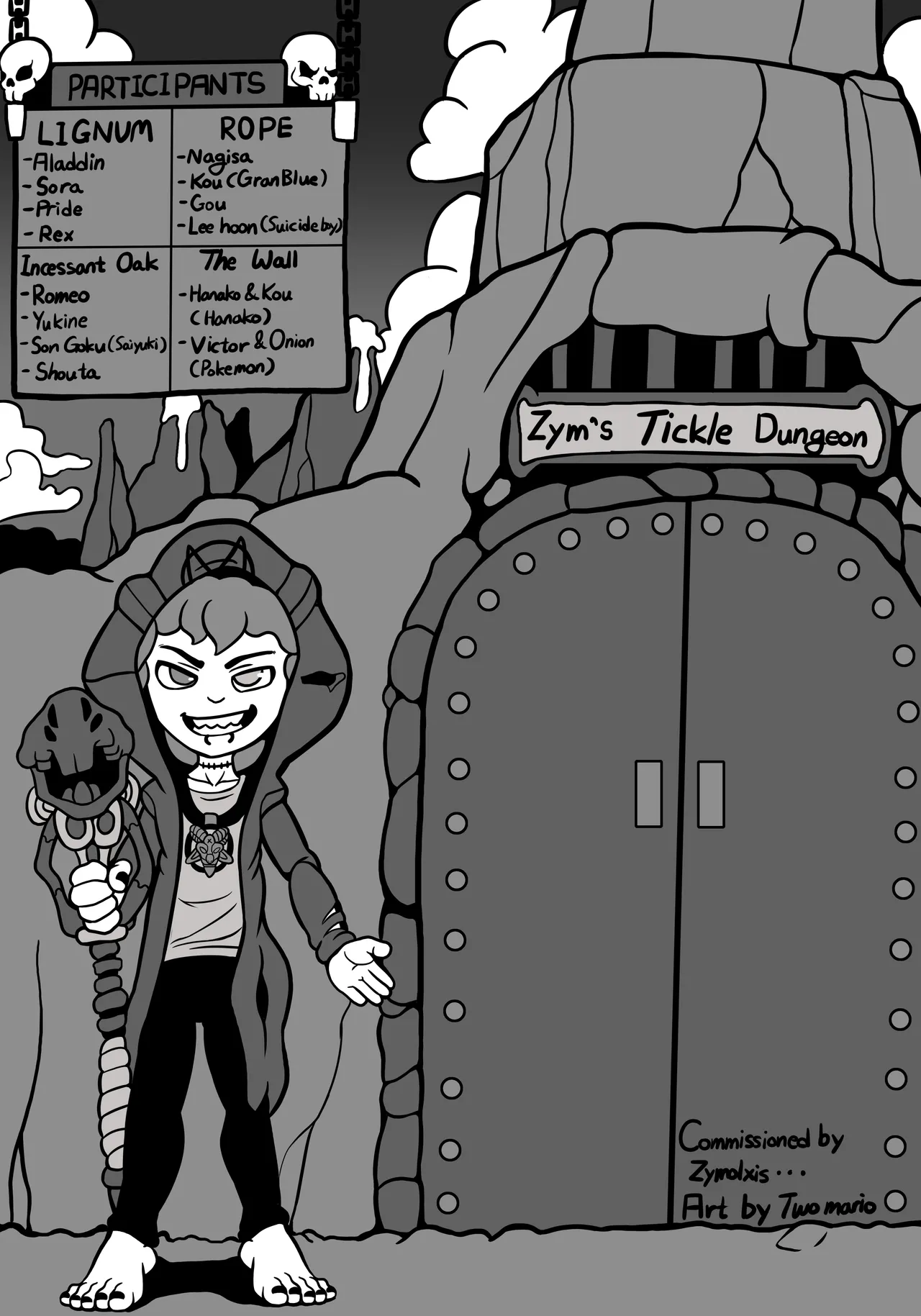 Zym's Tickle Dungeon page 1 full