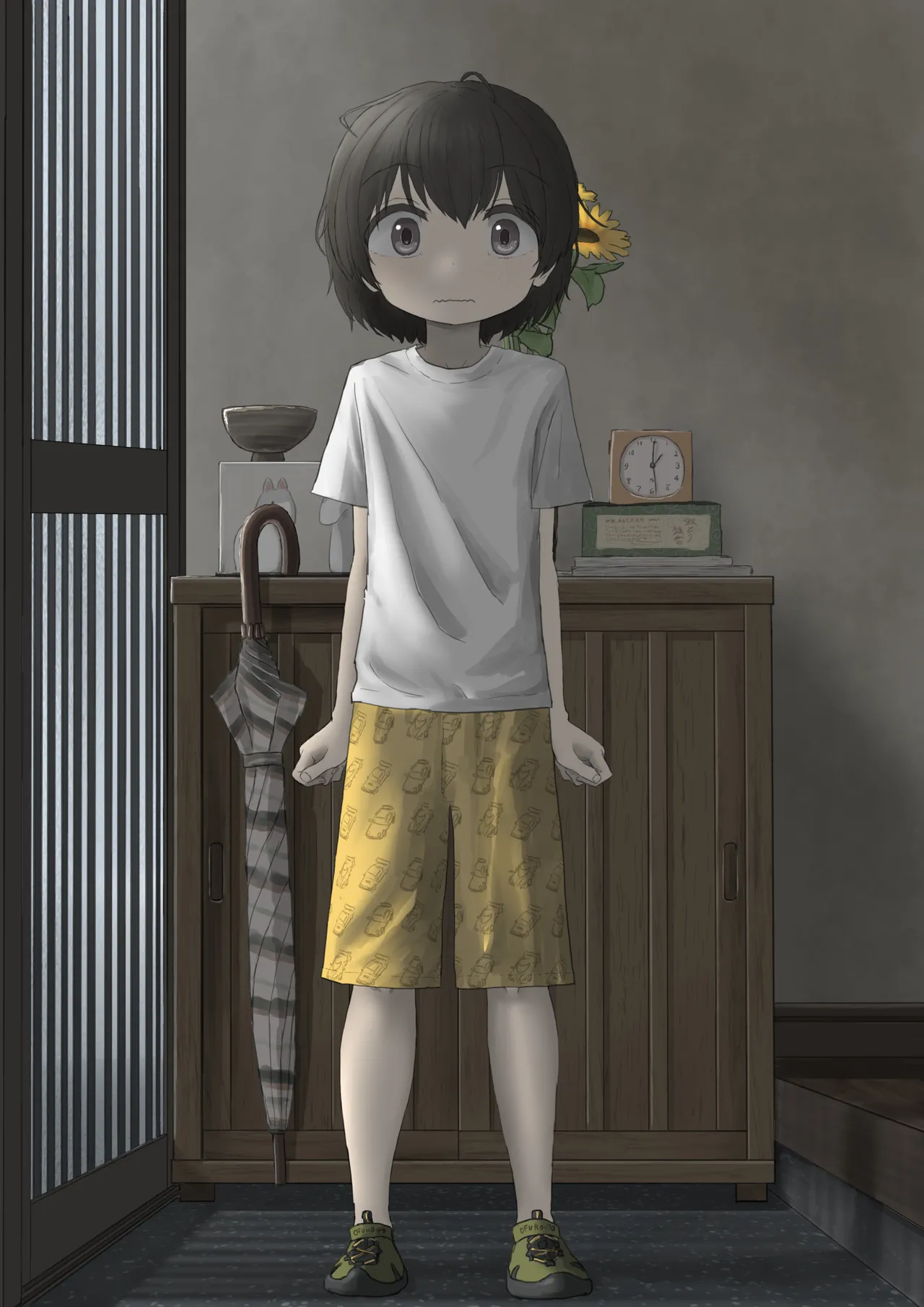Henshin Ganbou no Aru Kemono Shumi no Otokonoko ga Kazoku no Rusu Chuu ni Kossori Josou Kemono Body Paint o Tanoshimu Hazudatta Hanashi page 2 full