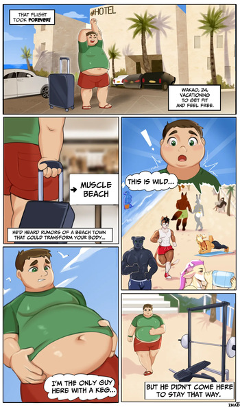 Beef Beach: Wakao’s Transformation Vacation cover