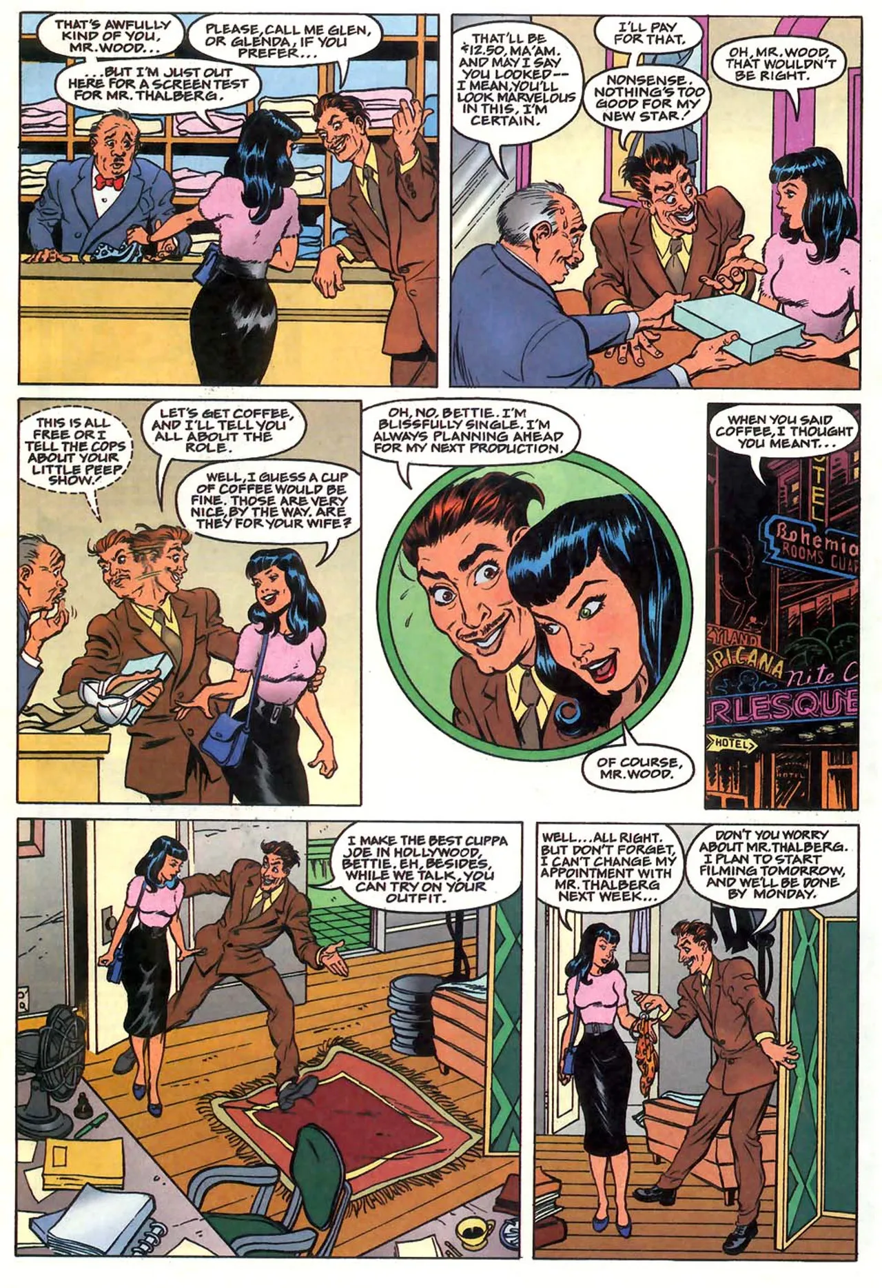 Bettie Page Comics #1 page 5 full
