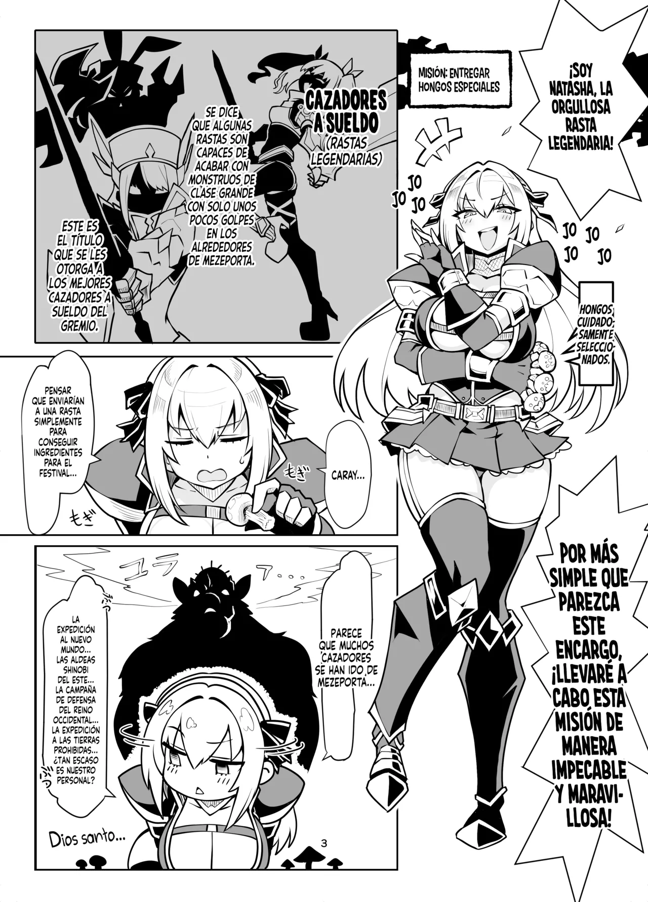 La Legendaria Cazadora Rasta Más Fuerte, Natasha, Sufre Hoy otra Derrota Más Tras un Combate sin Descanso Contra un Monstruo Conga de Bajo Nivel page 2 full